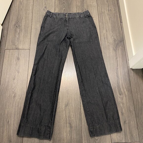 Weekend Max Mara Cotton Linen Blend Relaxed Fit Pants Size 4 - Picture 1 of 12